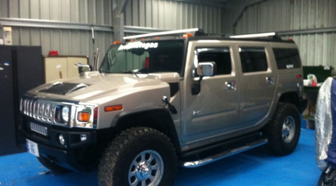 Hummer LPG Conversion Installation